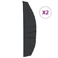 vidaXL Parasollöverdrag 2 st 280x30/81/45 cm 420D oxford