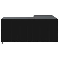 vidaXL L-format sofföverdrag 2 st 215x215x80 cm 420D oxford