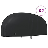 vidaXL Motorcykelskydd 2 st 220x95x110 cm 210D oxford