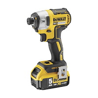 DeWalt DeWALT DCF887P2-QW mutterdragare 1/4" 3250 RPM 205 nm Svart, Gul 18 V