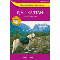 NORSTEDTS BD8 Kebnekaise-Saltoluokta Fjällkartan : 1:100000