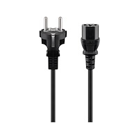 Goobay Goobay 96037 strömkablar Svart 5 m Strömkontakt typ F IEC C13