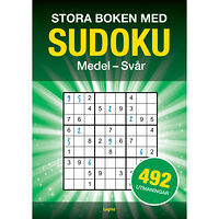 Legind A/S Stora boken med Sudoku : 492 sudokun, medel till svår (häftad)