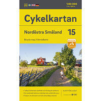 Kartförlaget Cykelkartan Blad 15 Nordöstra Småland 2023-2025