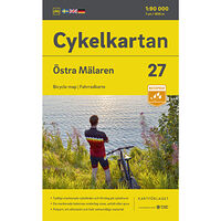 Kartförlaget Cykelkartan Blad 27 Östra Mälaren 2023-2025