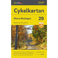Kartförlaget Cykelkartan Blad 29 Norra Roslagen 2023-2025