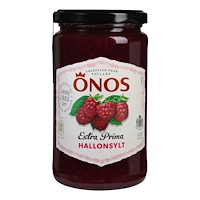ÖNOS Hallonsylt 410 g (Utgånget datum)