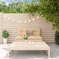 vidaXL Loungegrupp 2 delar massiv furu