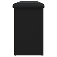 vidaXL Skobänk svart 102x32x50 cm konstruerat trä