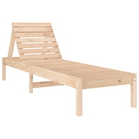 vidaXL Solsäng 199,5x60x74 cm massiv furu