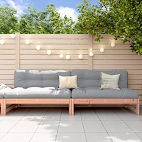 vidaXL Mittensoffor 2 st 120x80 cm massivt douglasträ