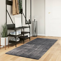 vidaXL Mjuk matta HUARTE med kort lugg tvättbar antracit 80x200 cm