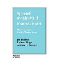 Jan Hellner Speciell avtalsrätt II : kontraktsrätt, Andra häftet - Allmänna ämnen (häftad)