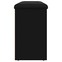 vidaXL Skobänk svart 102x32x50 cm konstruerat trä