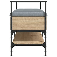 vidaXL Skobänk sonoma-ek 85,5x42x57,5 cm konstruerat trä