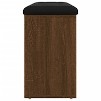 vidaXL Skobänk brun ek 102x32x50 cm konstruerat trä