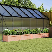 vidaXL Planteringslådor 2 st massivt douglasträ