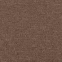 vidaXL 2-sits soffa med prydnadskuddar brun 140 cm tyg