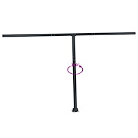 vidaXL Markisstolpar set antracit 450x245 cm järn