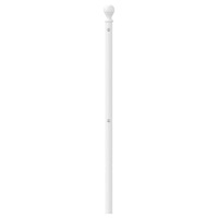 vidaXL Huvudgavel metall vit 80 cm