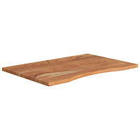 vidaXL Bordsskiva 90x60x2,5 cm rektangulär massiv akacia