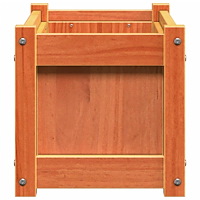 vidaXL Odlingslåda vaxbrun 60x31x31 cm massiv furu