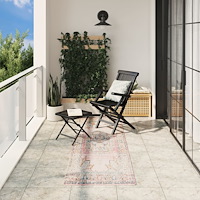 vidaXL Golvmatta ARBIZU inomhus/utomhus vintage design 80x250 cm