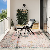 vidaXL Golvmatta ARBIZU inomhus/utomhus vintage design 240x340 cm