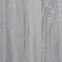 vidaXL Skobänk grå sonoma 70x38,5x49 cm konstruerat trä