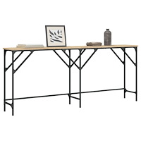 vidaXL Avlastningsbord sonoma ek 180x29x75 cm konstruerat trä