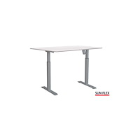 Sun-Flex Bord SUN-FLEX II höj/sänk 120x80 grå/vit