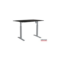 Sun-Flex Bord SUN-FLEX II höj/sänk 140x80 grå/sva