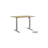 Sun-Flex Bord SUN-FLEX II höj/sänk 140x80 grå/bjö