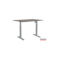 Sun-Flex Bord SUN-FLEX II höj/sänk 160x80 grå/grå
