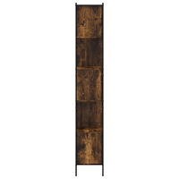 vidaXL Bokhylla rökfärgad ek 72x28x172 cm konstruerat trä