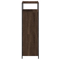 vidaXL Skohylla brun ek 60x34x112 cm konstruerat trä