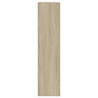 vidaXL Skohylla sonoma-ek 80x21x87,5 cm konstruerat trä