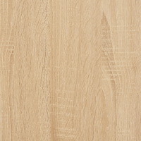 vidaXL Bokhylla 3 hyllplan sonoma-ek 100x33x108,5 cm konstruerat trä