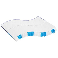 vidaXL Pocketresårmadrass medium fast 160x200 cm