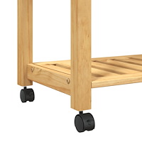 vidaXL Köksvagn MONZA 84x40x90 cm massivt furu