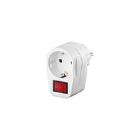 Goobay goobay - adapter för effektkontakt - power CEE 7/7 till CEE 7/4