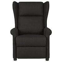 vidaXL Reclinerfåtölj svart tyg