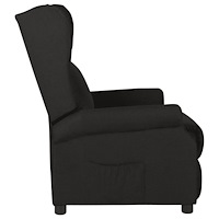 vidaXL Reclinerfåtölj svart tyg