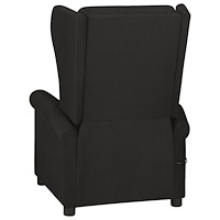 vidaXL Reclinerfåtölj svart tyg