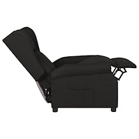 vidaXL Reclinerfåtölj svart tyg