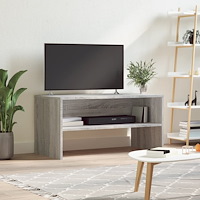 vidaXL Tv-bänk grå sonoma 80x40x40 cm konstruerat trä