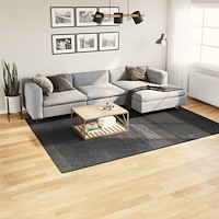 vidaXL Matta IZA kort lugg skandinavisk look antracit 200x280 cm