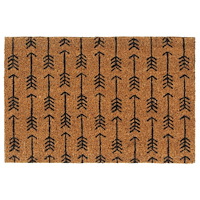 vidaXL Dörrmatta naturlig 40x60 cm tuftad kokos