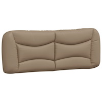 vidaXL Dyna till huvudgavel cappuccino 120 cm konstläder