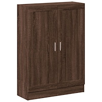 vidaXL Bokhylla brun ek 82,5x30,5x115 cm konstruerat trä